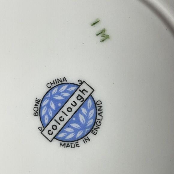 Colclough Fine Bone China SALAD Plate Floral Made in England‎ Luncheon - Picture 2 of 7